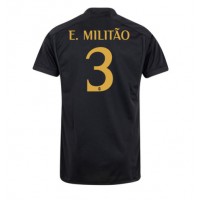 Pánský Fotbalový dres Real Madrid Eder Militao #3 2023-24 Třetí Krátký Rukáv